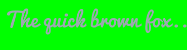 Image with Font Color 9DA7B2 and Background Color 00FF00